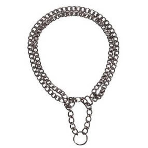 Trixie Stop-the-pull Chain - félfojtó lánc (kétsoros) 65cm/2,5mm