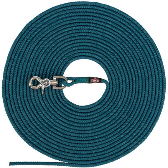 Trixie Tracking Leash - nyomkövető póráz, S-M:15m/6mm, benzinkék