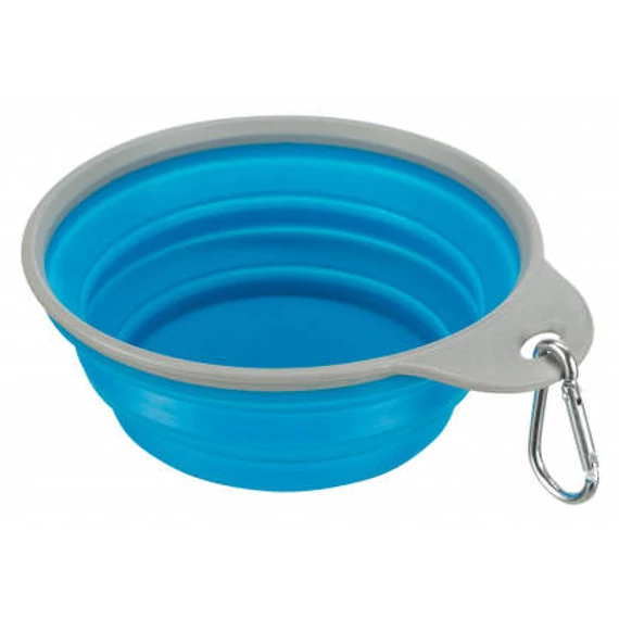 Trixie Travel Bowl - tál (szilikon, összecsukható) kutyák részére (0,5l /Ø14cm)