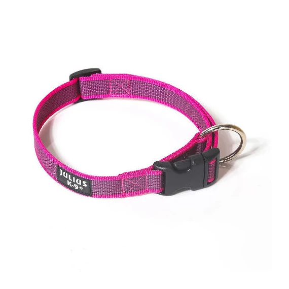 Julius K-9 Color&Gray nyakörv (20mm/27-42cm) rózsaszín-szürke