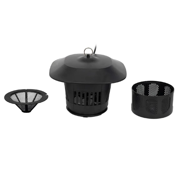 Home IKF 50 ventilátoros beltéri rovarcsapda, 50 m2 hatókörzet, UV-A fény, rovargyűjtő kosár, 1 x 7 W fényforrás