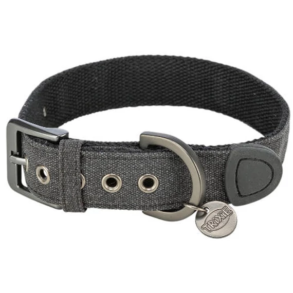 Trixie Citystyle - nyakörv- pamutból (fekete) kutyák részére (XS-S:25-32m/25mm)