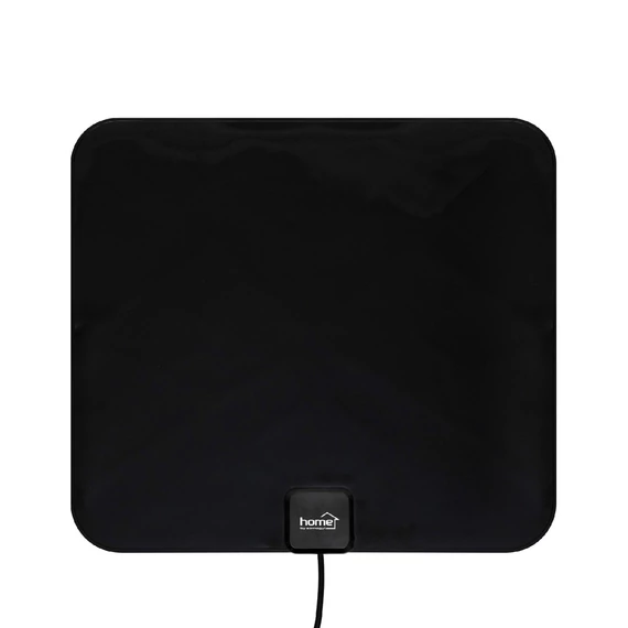 HOME FZ 54 szobai antenna erősítővel, extra vékony, extra könnyű, hálózati adapterrel, hosszú antennakábellel