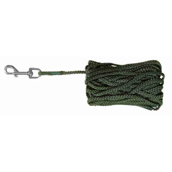 Trixie Tracking Leash - követő póráz - sötétzöld - (15m/Ø5mm)