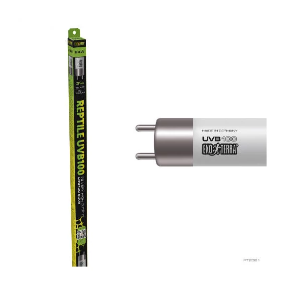 Exo-Terra Reptile UVB100 linear 24W-T5 fénycső (trópusi terráriumok részére), 55cm