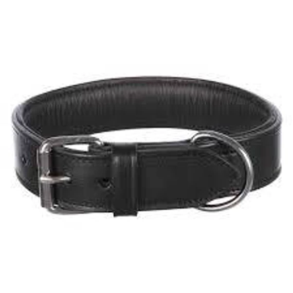 KT25.Trixie Active Collar - bőr nyakörv (fekete) kutyák részére (M) 38-47cm/40mm(KIZÁRÓLAG RENDELÉSRE!)