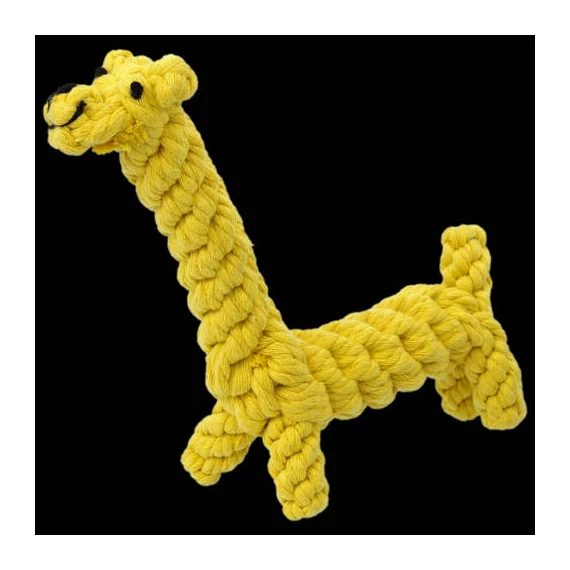 ReptiPlnet Giraffe cotton rope toy - játék (rágókötél, zsiráf forma) kutyák részére (26cm)