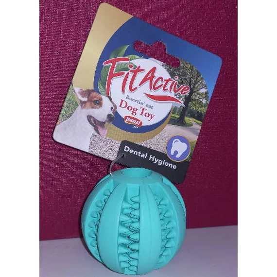 FitActive Denta Fun Ball - játék kutyák részére (fogtisztítós, mentolos labda, Ø7cm)