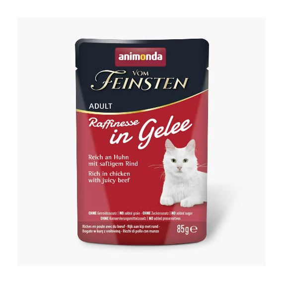 Animonda Vom Feinsten Adult (Raffinesse in Jelly) alutasakos - Felnőtt macskák részére (85g)