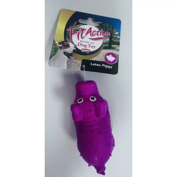 Fitactive Bristle Pig - latex játék (sörtés disznó) kutyák részére (10cm)