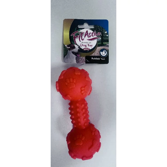 Fitactive Dumbbell - vinil játék (súlyzó) kutyák részére (15cm)