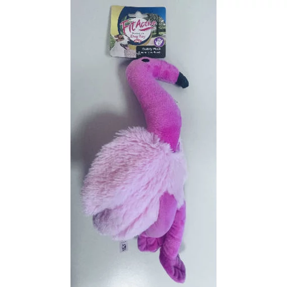 Fitactive Flamingo Pluss Toy - plüss játék (flamingo) kutyák részére (35cm)