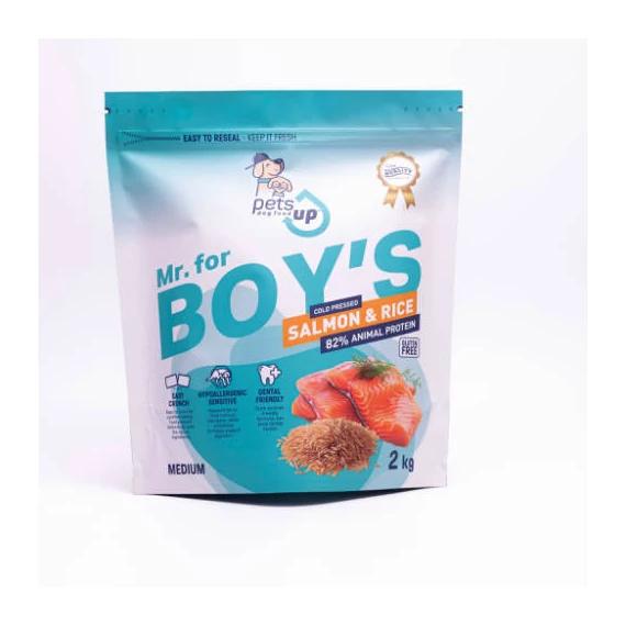 PETSUP MR. for Boys - 2kg - lazacos kutyatáp fiú kutyáknak