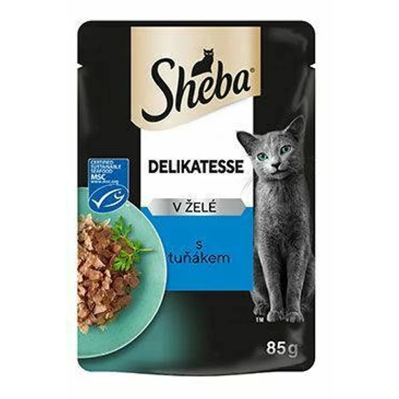 Sheba Delicato Adult Alutasakos - Tonhal - aszpikban (85g)