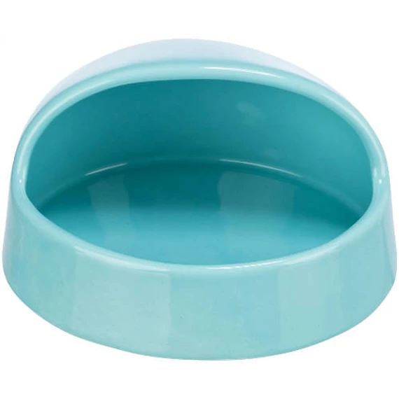 Trixie Sand Bath with platform -homok fürdető egérnek/hörcsögnek, (kerámia) 16x8x14cm, türkiz