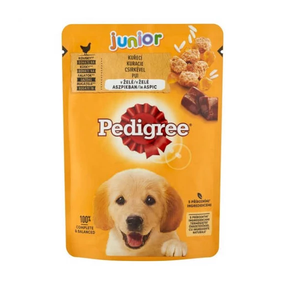 Pedigree Junior Chicken - Nedves eledel (csirke) kölyökkutyák részére (100g) 24db/#