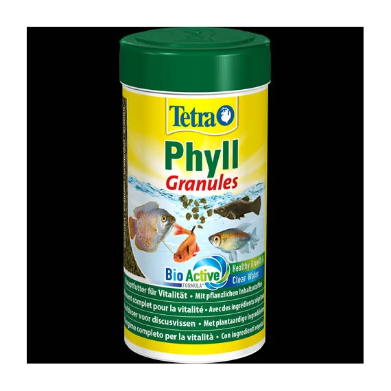 Tetra Phyll Granules  - Granulátum táplálék díszhalak számára (250ml)