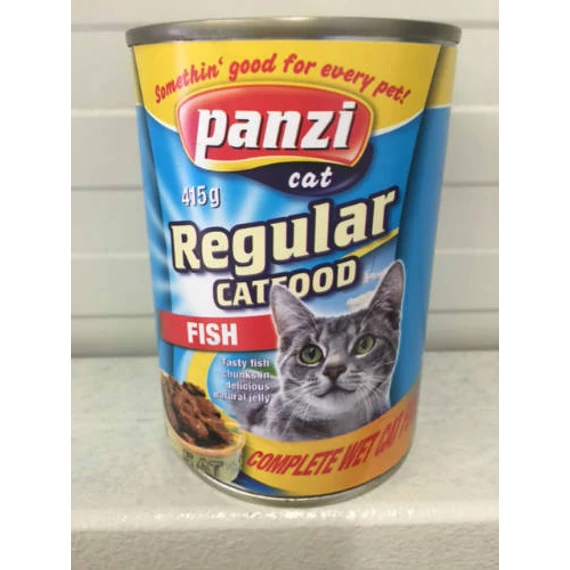 Panzi Regular Adult (hal) konzerv - Felnőtt macskák részére (415g) - (AKCIÓS, Közeli lejárat: 2025.10.30.)