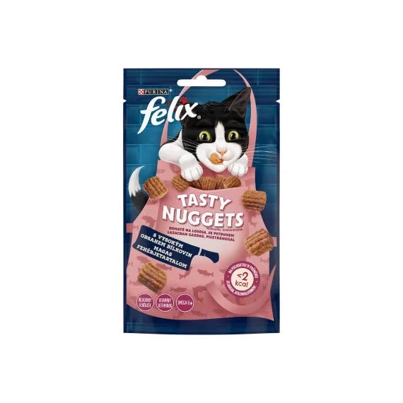 Felix Tasty Nuggets - jutalomfalat (lazac,pisztráng) macskák részére (50g)