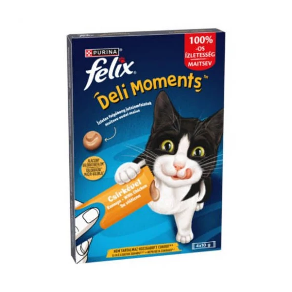 Felix Delimoments csirke - macska jutalomfalat 4x10g