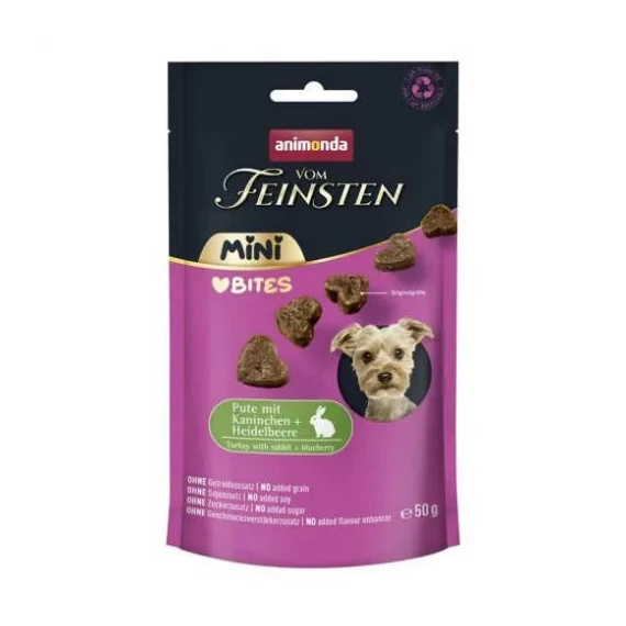 Animonda Vom Feinsten (pulyka-nyúl-áfonya) jutalomfalat - Felnőtt kutyák részére (50g)