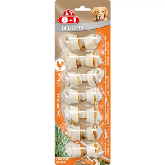 8 in 1 Delights - rágócsont XS g