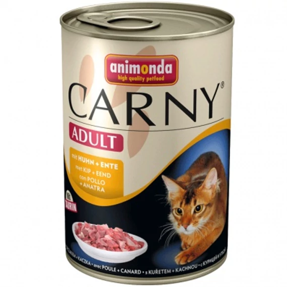 Animonda Cat Carny Adult, marha, csirke és kacsaszív 200 g