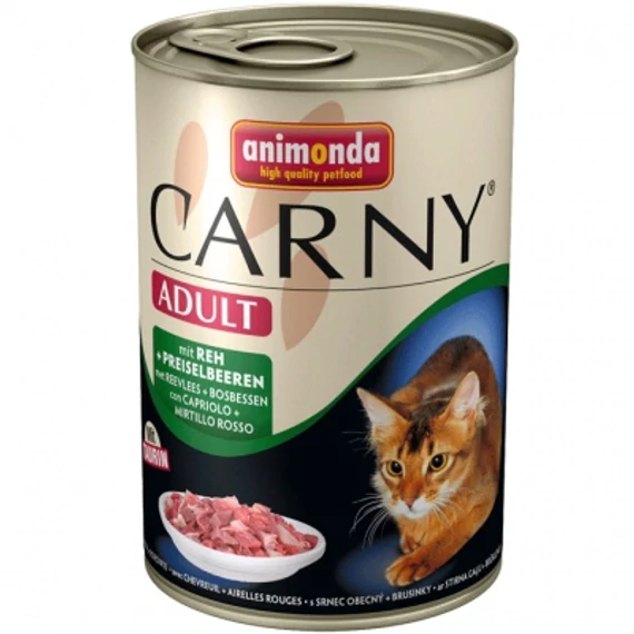 Animonda Cat Carny Adult, marha, szarvas és vörösáfonya 400 g