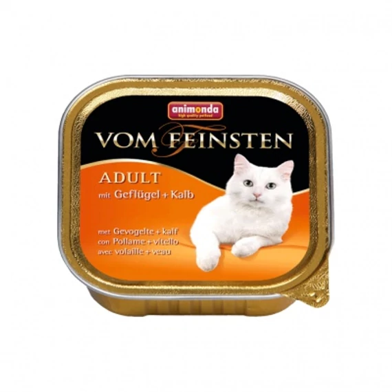 Animonda Cat Vom Feinsten Adult, szárnyas és borjú 100 g