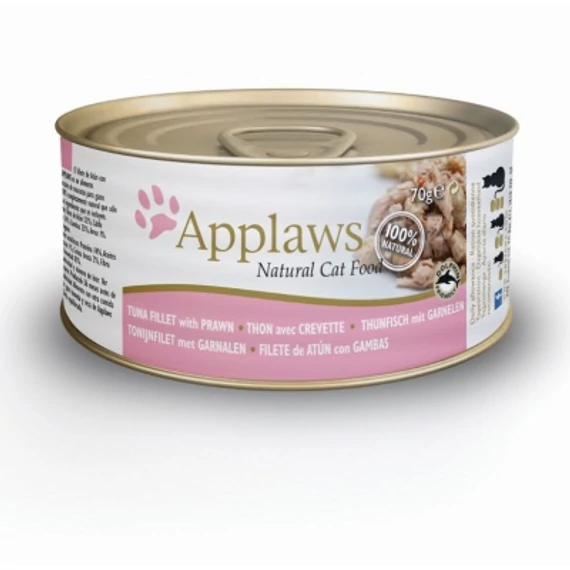 Applaws Cat tonhalfilé és garnélarák konzerv 70 g