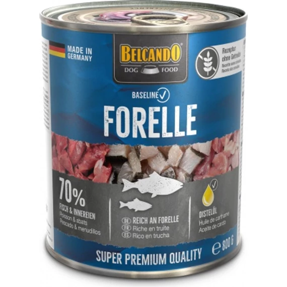 Belcando Baseline konzerv pisztránggal 800 g