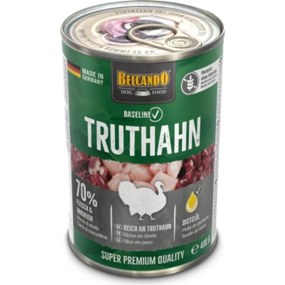 Belcando Baseline konzerv pulykával 400 g