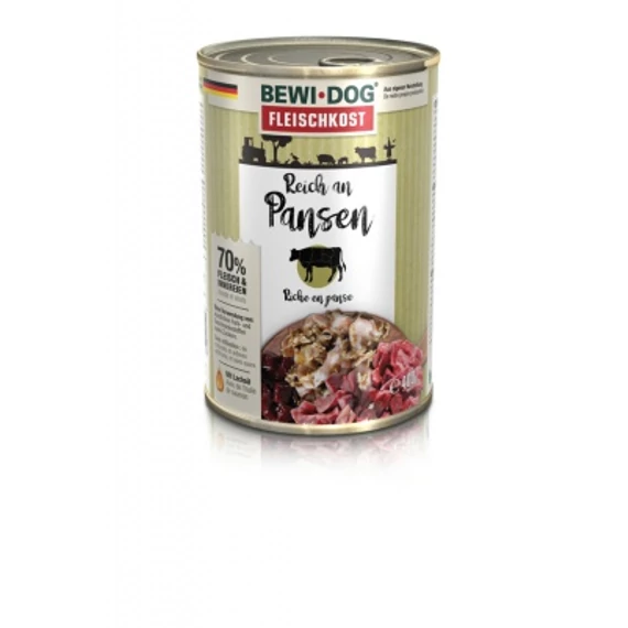 Bewi-Dog konzerv színhús pacalban gazdag 400 g