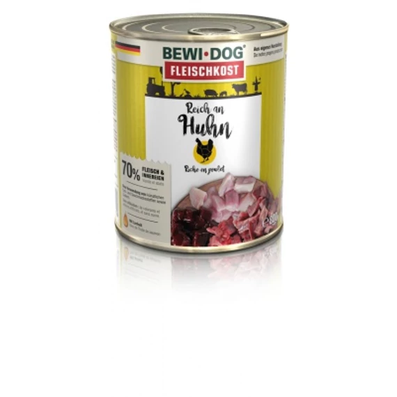 Bewi-Dog konzerv színhús tyúkhúsban gazdag 800 g