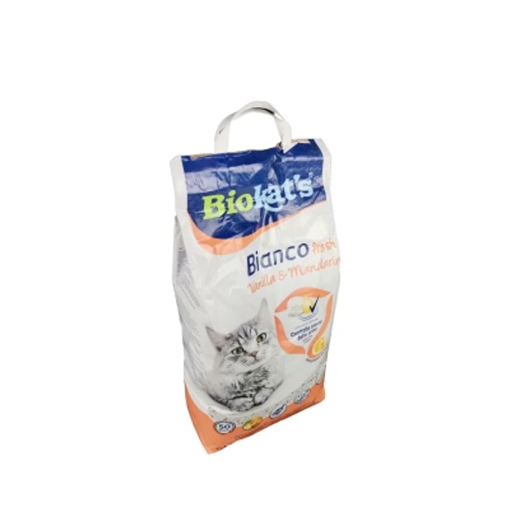 Biokat's Bianco Fresh vanília & mandarin macskaalom 10 kg