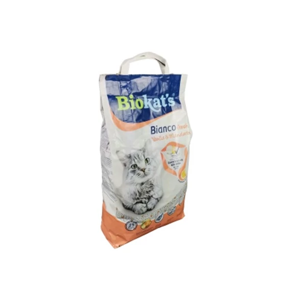 Biokat's Bianco Fresh vanília & mandarin macskaalom 5 kg