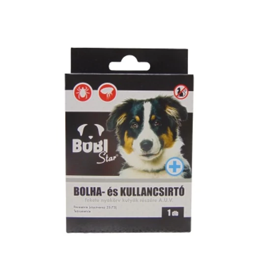 BOBI STAR FEKETE NYAKÖRV KUTYÁKNAK A.U.V 1 db