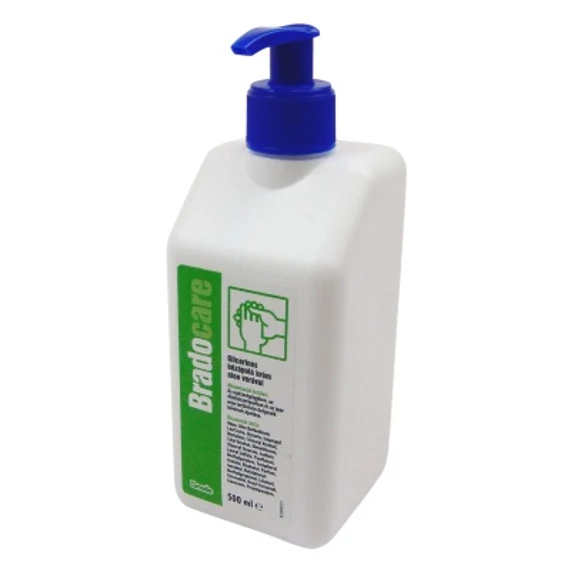 BRADOCARE KÉZÁPOLÓ KRÉM ALOE PUMP 500 ML