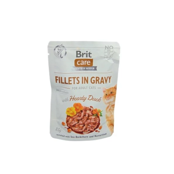 Brit Care Cat Fillets in Gravy - Duck 85 g