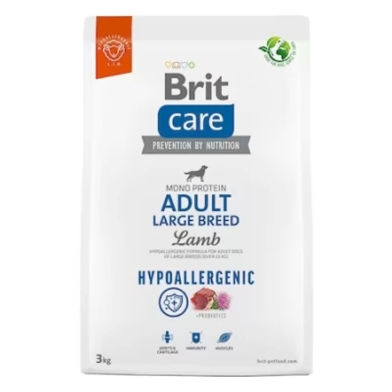 Brit Care Hypo-Allergenic Adult Large Breed Lamb & Rice 3 kg