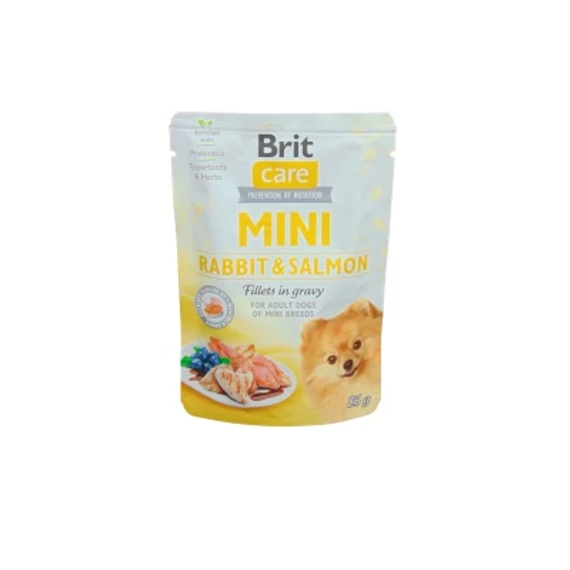 Brit Care Mini Fillets in Gravy - Rabbit & Salmon 85 g