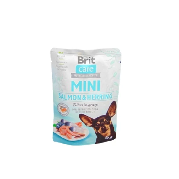 Brit Care Mini Fillets in Gravy - Salmon & Herring 85 g