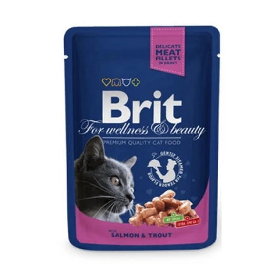 Brit Premium Cat Salmon & Trout alutasakos 100 g