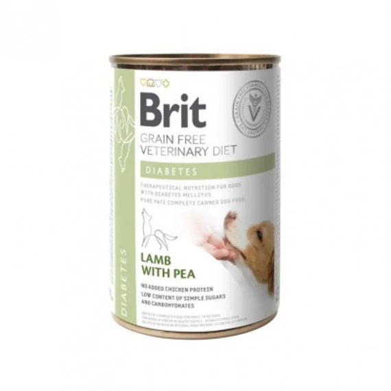 Brit Veterinary Diet diétás konzerv cukorbeteg kutyáknak 400 g