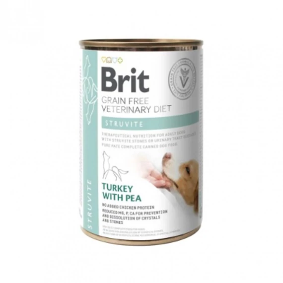 Brit Veterinary Diet diétás konzerv struvit kövek feloldására kutyáknak 400 g