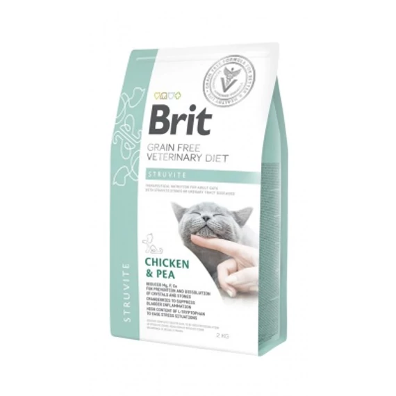 Brit Veterinary Diet diétás táp struvit kövek feloldására macskáknak 2 kg