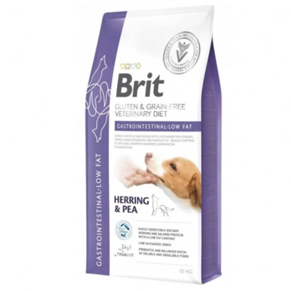Brit Veterinary Diet Gastrointestinal alacsony zsírtartalmú táp kutyáknak 12 kg