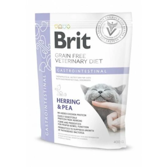 Brit Veterinary Diet Gastrointestinal táp macskáknak 400 g