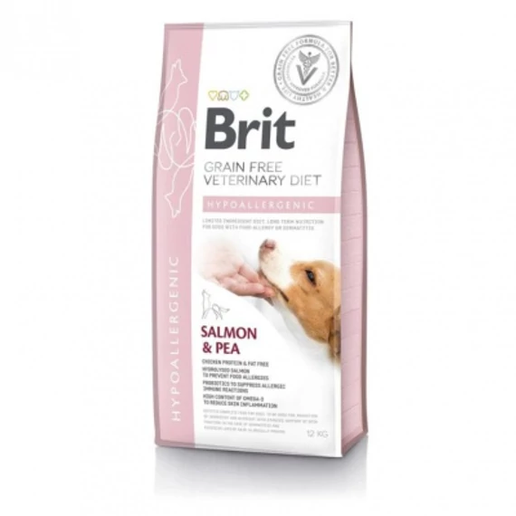 Brit Veterinary Diet hipoallergén táp kutyáknak 12 kg