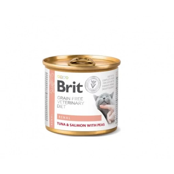 Brit Veterinary Diet vesediétás konzerv macskáknak 200 g